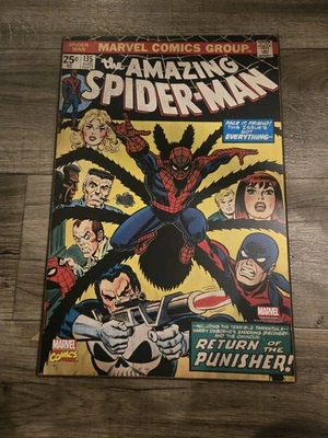 Silver Buffalo Amazing Spider-Man #135  Wood Wall Plaque 13 x 19 Marvel Comic - Image 1 of 4
