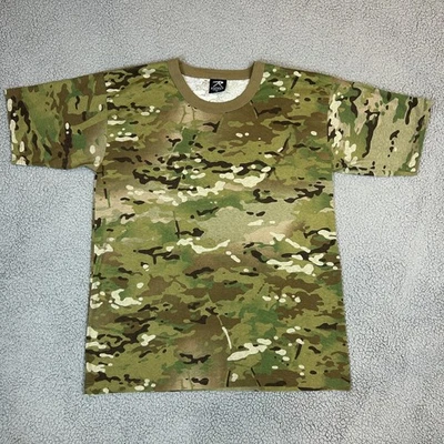 Vintage 90s Rothco Camo T Shirt Made in USA Mens Size XL Multicam - Image 1 of 4
