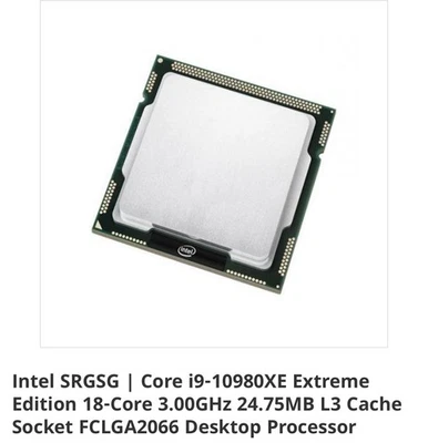 Intel® Core™ i9-10980XE Extreme Edition Prozessor 3,0Ghz 18 Core LGA 2066 - Bild 1 von 3