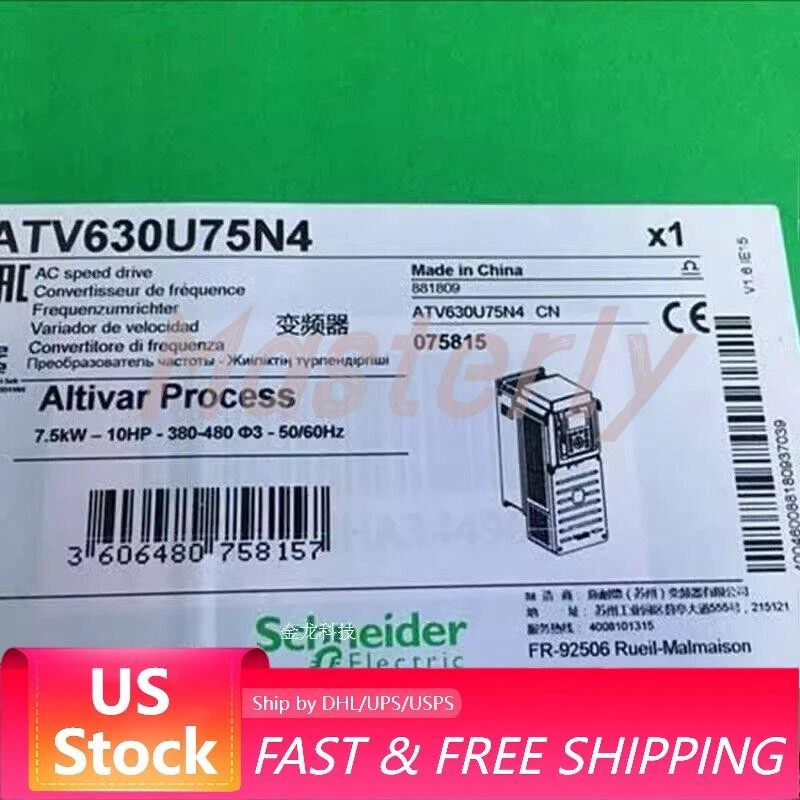For  SND ATV630U75N4 frequency converter  and authent 7.5KW US Free TAX - Image 1 of 1