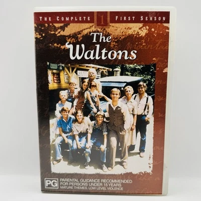 The Waltons season 1 DVD 5 disc region 4 Series Tv Show American Classic Family - image 1 of 4