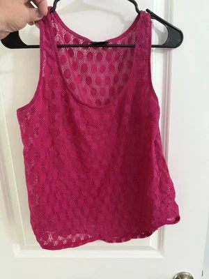 Camiseta sin mangas Mossimo rosa para mujer talla L Foto 1 de 3