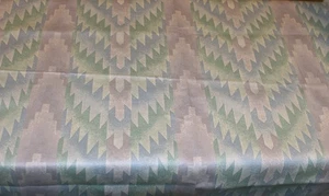 De Colección Tela Tiva-Tex Estilo Años 80 Pastel Remanente 55" x 3 yardas Púrpura Azul Verde - Imagen 1 de 4