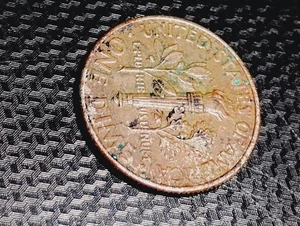 2022-P Roosevelt Dime Missing Clad Layer Error Coin - Picture 1 of 8