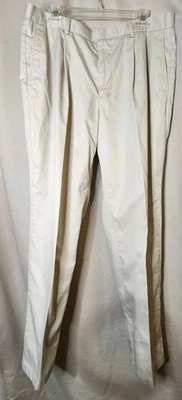 Pantalones KIRKLAND SIGNATURE Caqui Para Hombre 38X32 Beige Plisado Frontal Algodón MANCHA DÉBIL Foto 1 de 4