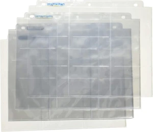 Konvolut 100 Blatt Ordner für 9 Karten Ultra Pro Silver Serie Format 63,5x8 - Bild 1 von 1