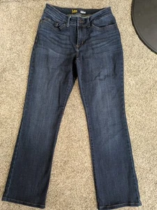 Lee Modern Series Curvy Fit Bootcut Size 6 Short Jeans Blue W/Hidden Pocket - Picture 1 of 7