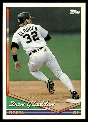 1994 Topps Dan Gladden Detroit Tigers #342 - Image 1 of 2