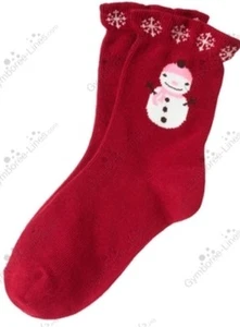 Gymboree Girls size 3-4 “Alpine Sweetie" Snowman Sock 1 pair NWT - Picture 1 of 4