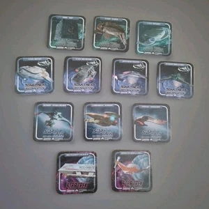 Star Trek Coasters 3-Voyager, 4-Deep Space 9, 3-Next Generation, 2-Original - Picture 1 of 5