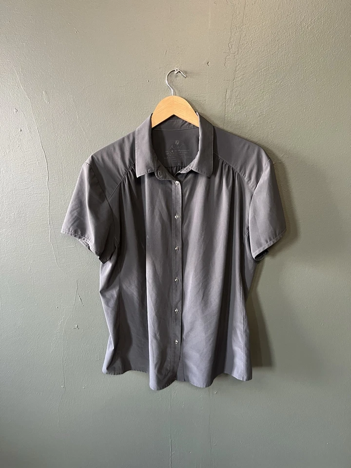 Kuhl Mujer Gris Manga Corta Nailon Exterior Senderismo Talla XL Foto 1 de 3