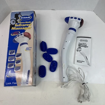 Ручной тепловой массажер Dr Scholls DR7532 инфракрасный тепловой комплект 6 насадок - Изображение 1 из 4