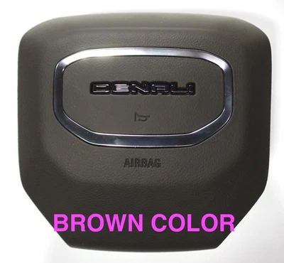 2020-2025 GMC SIERRA DENALI 1500 / 2500 3500 WHEEL AIRBAG COLOR "BROWN" - Image 1 of 3