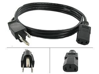 AC Power Cord For Original Fat PS3 Wall Plug For PlayStation 3 Original - Image 1 of 4