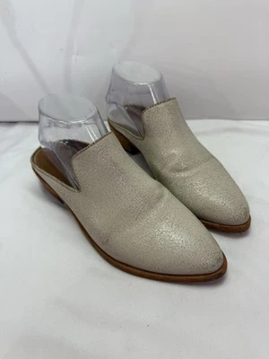 FRYE Ray Off-White Leather Western Inspired Slip On Mule Women's Size 7.5 - Image 1 of 4