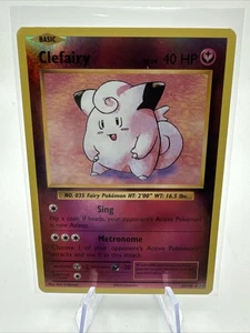 Clefairy 63/108 Reverse Holo Rare - XY Evolutions Mint Pokemon - Picture 1 of 2