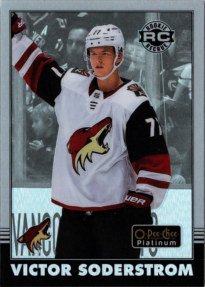 2020-21 O-Pee-Chee Platinum Retro Rainbow VICTOR SODERSTROM #R-81 Coyotes OPC RC - Image 1 of 1