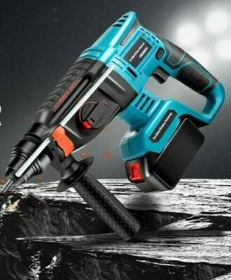 SMD TMK Martello Perforatore a Percussione Trapano Tassellatore A Batteria 2 Batterie