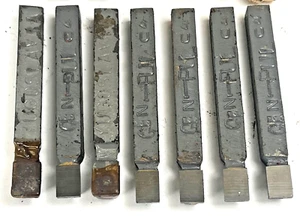 1/4 Zoll Drehmaschine Schneidwerkzeuge (7) Hartmetallspitze C4 Vierkant Nase - NEU - Bild 1 von 6