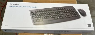 Kensington Keyboard for Life Wireless Desktop Set - K75231US - NEW - Image 1 of 4