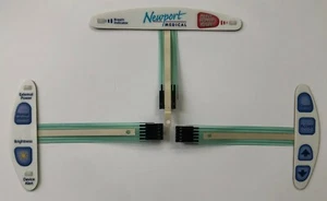 Juego de teclados Medtronic Newport HT70 SPMEM3212M SPMEM3211M SPMEM3210M PT0051799 - Imagen 1 de 2