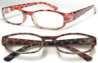 L197 Classic Ladies Plastic Reading Glasses Diamante Detailed Style/Lightweight^