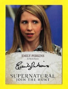 2016 Cryptozoic Supernatural Seasons 4-6 Autograph Emily Perkins as Becky - Picture 1 of 3