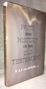 1963 “Faith and History in the Old Testament” MacKenzie 2nd Printing in DJ! - Imagen 1 de 8