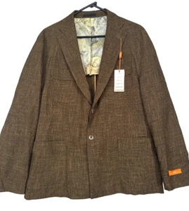 TALLIA Sport Coat Mens Size 42S Gold Black Slim Fit Raglan NWT $295 - Picture 1 of 9