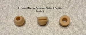 RCA 3 Natural Rubber TURNTABLE Motor Grommets For RP221, 222, 223, & 224 - Picture 1 of 1