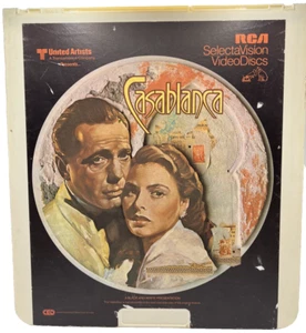Casablanca RCA SelectaVision CED 1970's - Bild 1 von 2