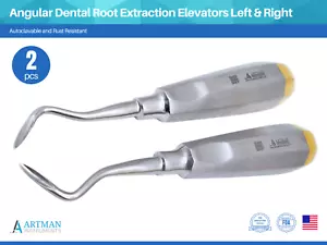Elevatori angolari per estrazione radici dentali sinistra e destra ARTMAN - Foto 1 di 8