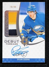 2020 Ultimate Collection Debut Threads /49 Dylan Cozens RPA Rookie Patch Auto RC
