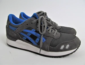 Asics GEL-Lyte III Mens Size 10 Gray Blue White Sneakers Shoes H426N - Picture 1 of 11