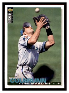 1995 Collector's Choice #312 GREG COLBRUNN Florida Marlins ~D3B