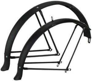 26" Fender Set Flared Standard Balloon 80mm Matte Black - Afbeelding 1 van 1