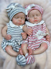 13In Twins Full Body Solid Silicone Girl Dolls Painted Lifelike Reborn Boy Toy
