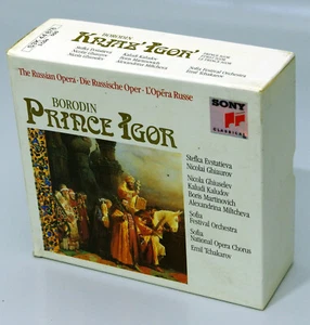 TCHAKAROV, EVSTATIEVA, GHIAUROV - BORODIN prince igor SONY 3xCDs NM - Imagen 1 de 2