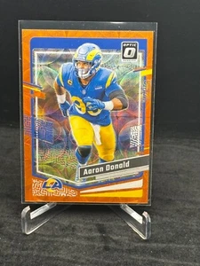 2023 Panini Donruss Optic - #108 Aaron Donald /79 Orange Scope Prizm SSP - Picture 1 of 2