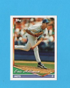 BASEBALL CARD-TOPPS 1994-n.453-ERIC HILLMAN-METS