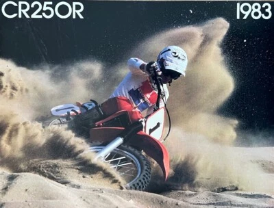 1983 Honda CR250R 4-page glossy sales brochure-literature CR 250R - Image 1 of 3