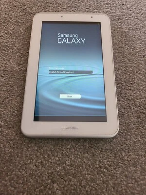 Samsung Galaxy Tab 2  7.0 GT-P3110 8GB Wi-Fi White *read description* - Image 1 of 4