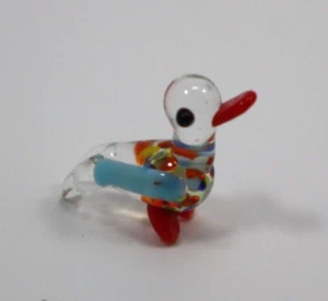 i1 colorful duck bird glass figurine miniature Ganz mini animal world ER75047 - Picture 1 of 6