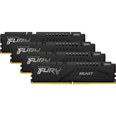 Kingston FURY DIMM 128 GB DDR5-5200 (4x 32 GB) Quad-Kit, Arbeitsspeicher - Bild 1 von 2