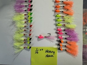 SHAD DARTS, 25  TIN,   1/16 OZ.   HEAVY HOOKS - Picture 1 of 1