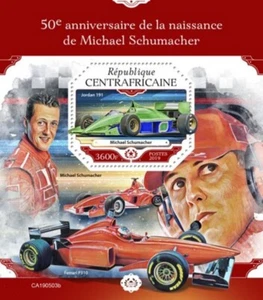 Central Africa - 2019 Michael Schumacher - Stamp Souvenir Sheet - CA190503b - Picture 1 of 1