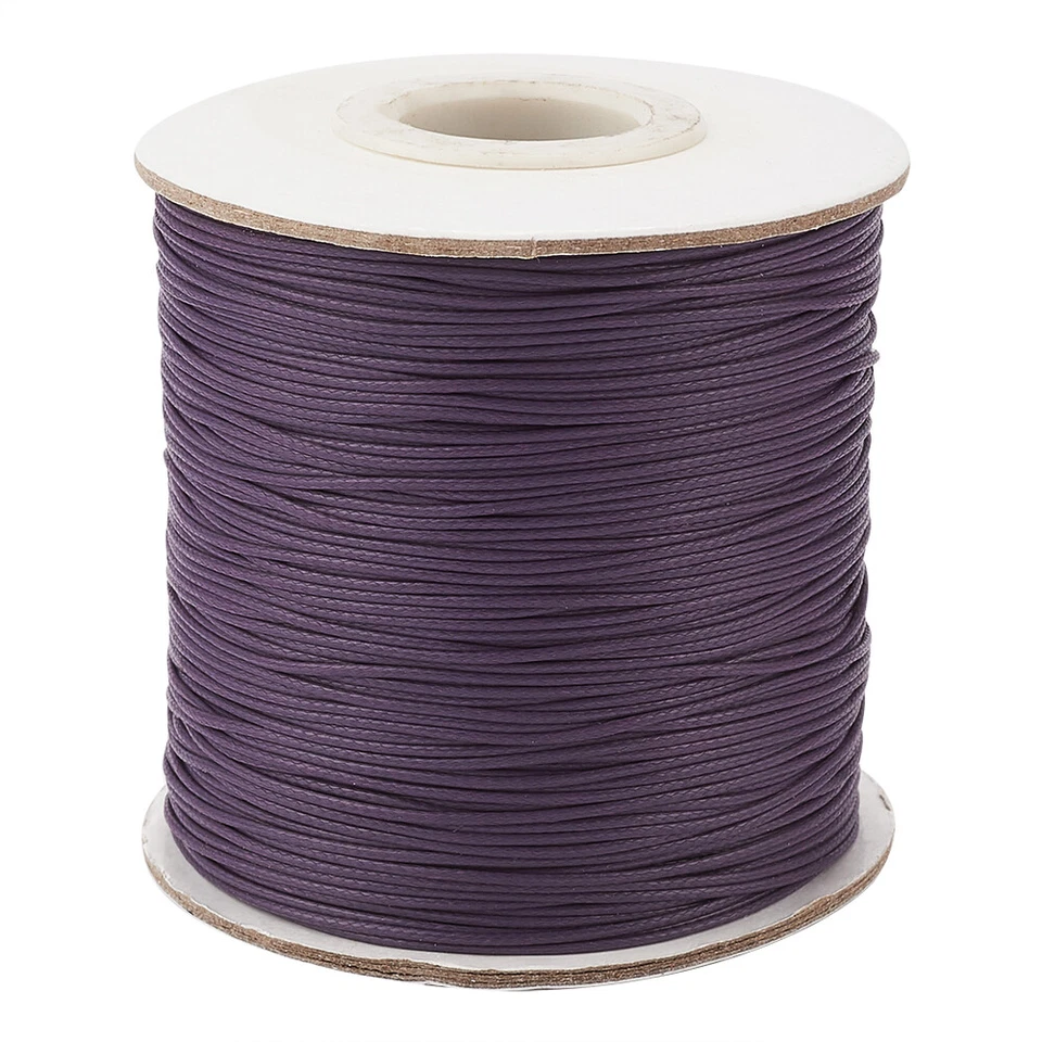 185 ярдов вощеный шнур из полиэстера для бисера ювелирных изделий ниток рукоделия катушка для струн 0,5 мм - Изображение 1 из 1