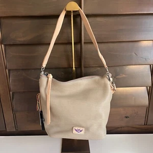 Bolso de Mano Consuela Pequeño Frida Hobo Bandolera Correa Paloma Paloma Dove Beige Nuevo con Etiquetas - Imagen 1 de 8