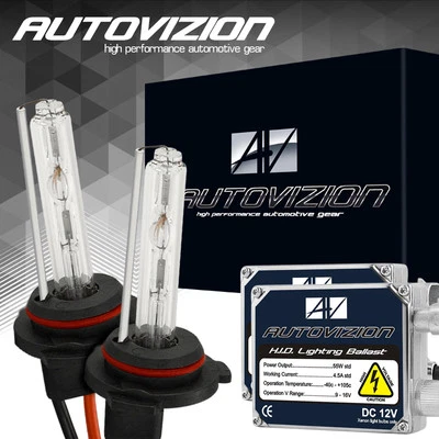 55W HID Xenon Headlight Conversion KIT H1 H3 H4 H7 H9 H13 9005 9006 9004/7 US - Image 1 of 4