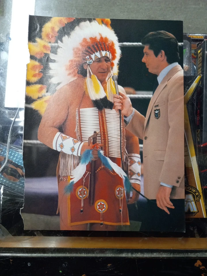 Плакат WWF Vince Mcmahon And Jay Strongbow журнал рестлинг пин-ап - Изображение 1 из 1